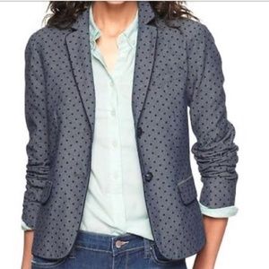 Gap academy blazer polka dot size 4
